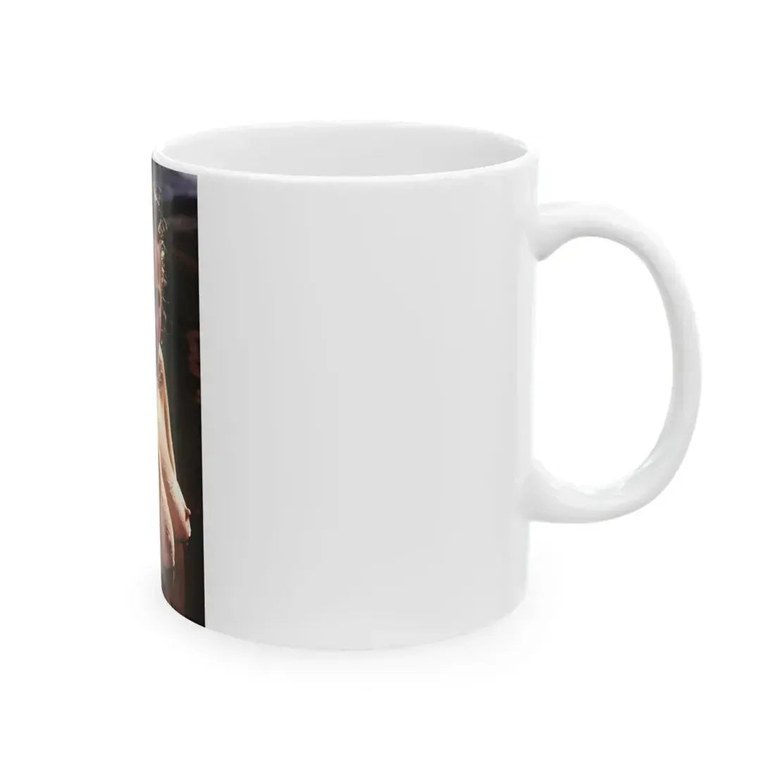 Linda Blair #202 - Topless (Vintage Female Icon) White Coffee Mug - Go Mug Yourself
