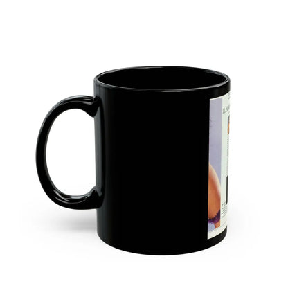 Linda Blair #210 (Vintage Female Icon) Black Coffee Mug-Go Mug Yourself