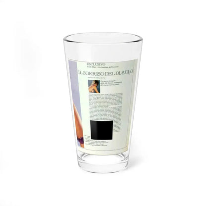 Linda Blair #210 (Vintage Female Icon) Pint Glass 16oz 16oz - Go Mug Yourself