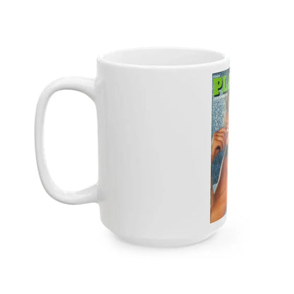 Linda Blair #211 - Italian Playboy Mag. '83 (Vintage Female Icon) White Coffee Mug - Go Mug Yourself