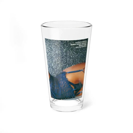 Linda Blair #212 - Italian Playboy Mag. '83 (Vintage Female Icon) Pint Glass 16oz 16oz - Go Mug Yourself