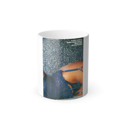 Linda Blair #212 - Italian Playboy Mag. '83 (Vintage Female Icons) Color Changing Mug 11oz-11oz-Go Mug Yourself