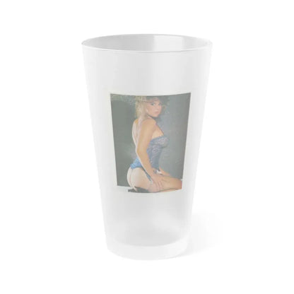 Linda Blair #213 (Vintage Female Icon) Frosted Pint Glass 16oz 16oz Frosted - Go Mug Yourself