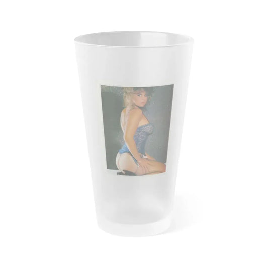 Linda Blair #213 (Vintage Female Icon) Frosted Pint Glass 16oz 16oz Frosted - Go Mug Yourself