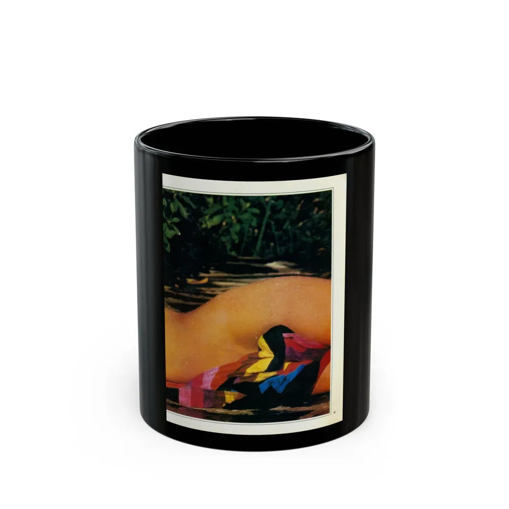 Linda Blair #216 (Vintage Female Icon) Black Coffee Mug-11oz-Go Mug Yourself