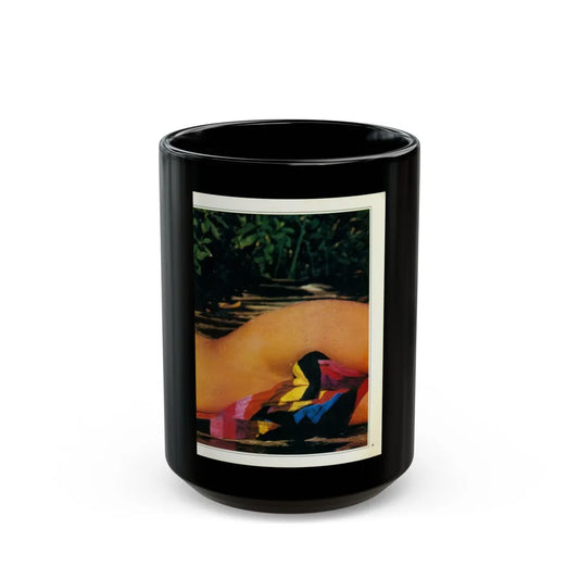 Linda Blair #216 (Vintage Female Icon) Black Coffee Mug-15oz-Go Mug Yourself