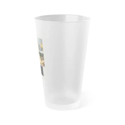 Linda Blair #217 - Topless (Vintage Female Icon) Frosted Pint Glass 16oz - Go Mug Yourself