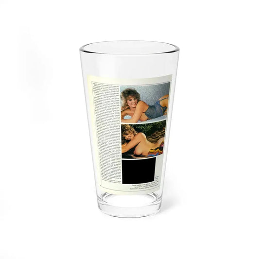 Linda Blair #217 - Topless (Vintage Female Icon) Pint Glass 16oz 16oz - Go Mug Yourself