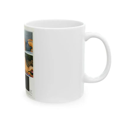 Linda Blair #217 - Topless (Vintage Female Icon) White Coffee Mug - Go Mug Yourself