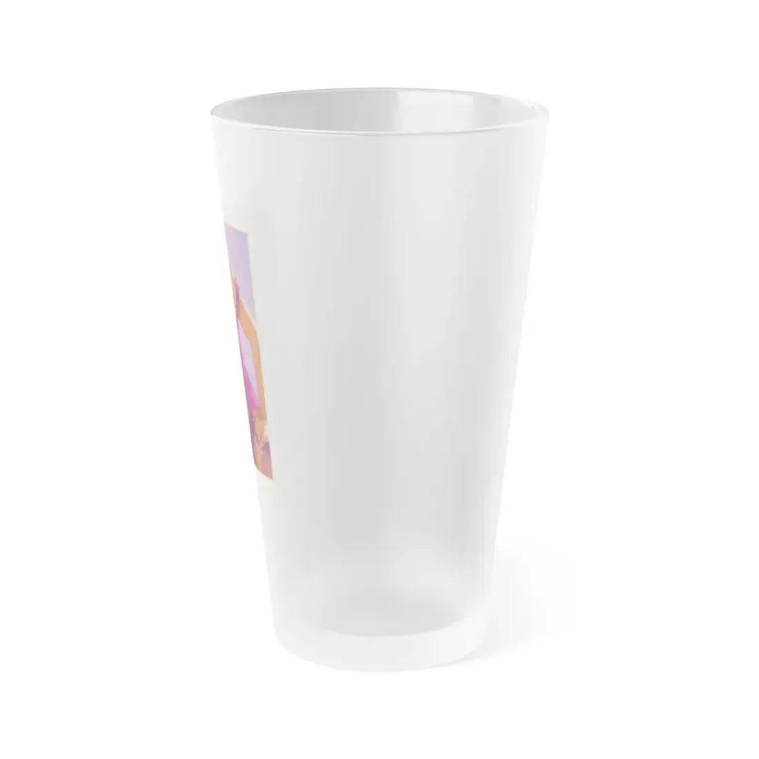 Linda Blair #218 - Partially Topless (Vintage Female Icon) Frosted Pint Glass 16oz - Go Mug Yourself