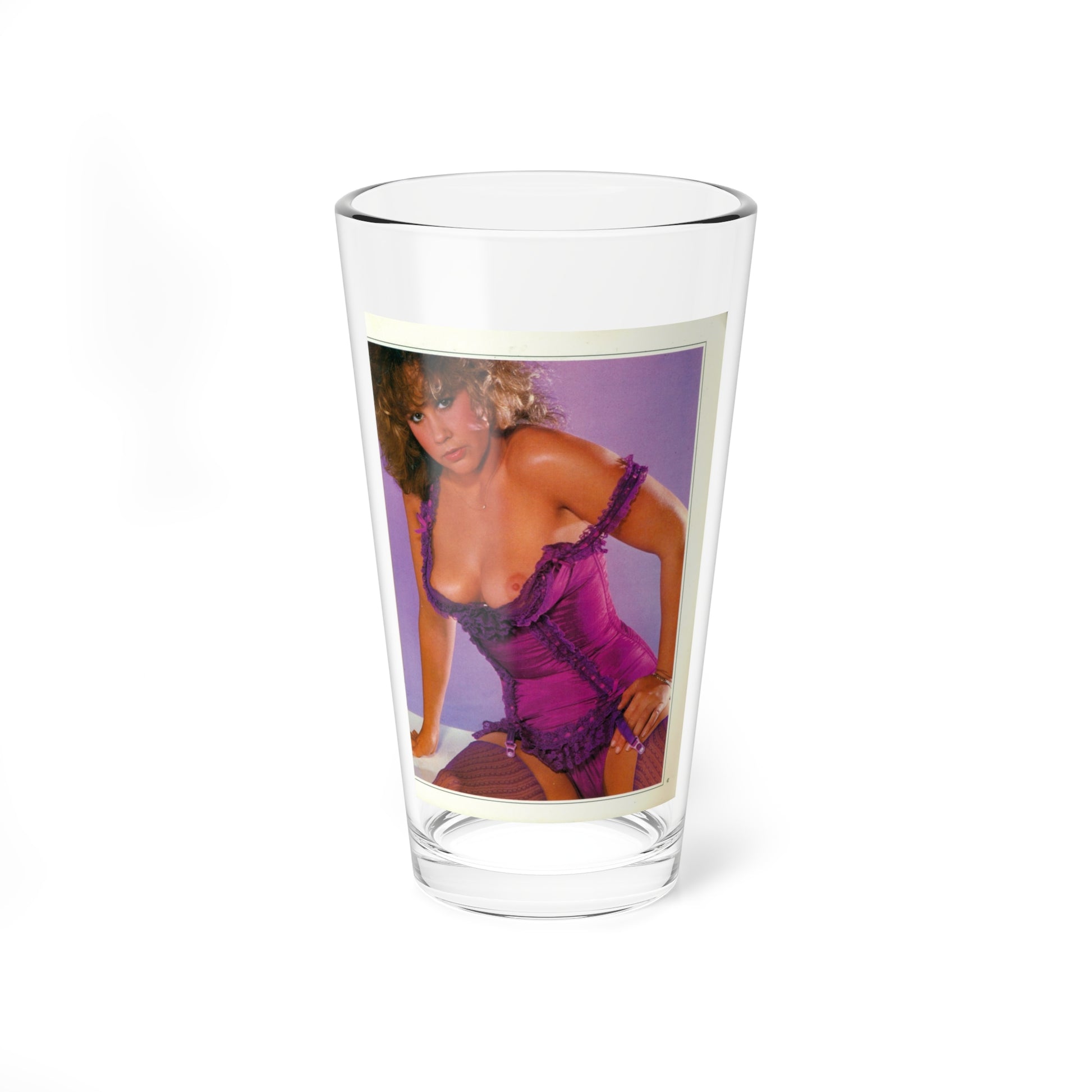 Linda Blair #218 - Partially Topless (Vintage Female Icon) Pint Glass 16oz-16oz-Go Mug Yourself