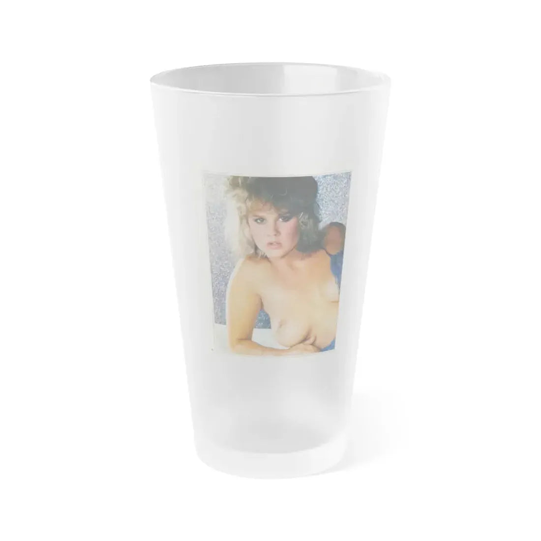 Linda Blair #219 - Topless (Vintage Female Icon) Frosted Pint Glass 16oz 16oz Frosted - Go Mug Yourself