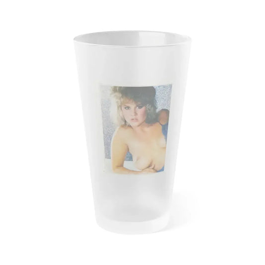 Linda Blair #219 - Topless (Vintage Female Icon) Frosted Pint Glass 16oz 16oz Frosted - Go Mug Yourself