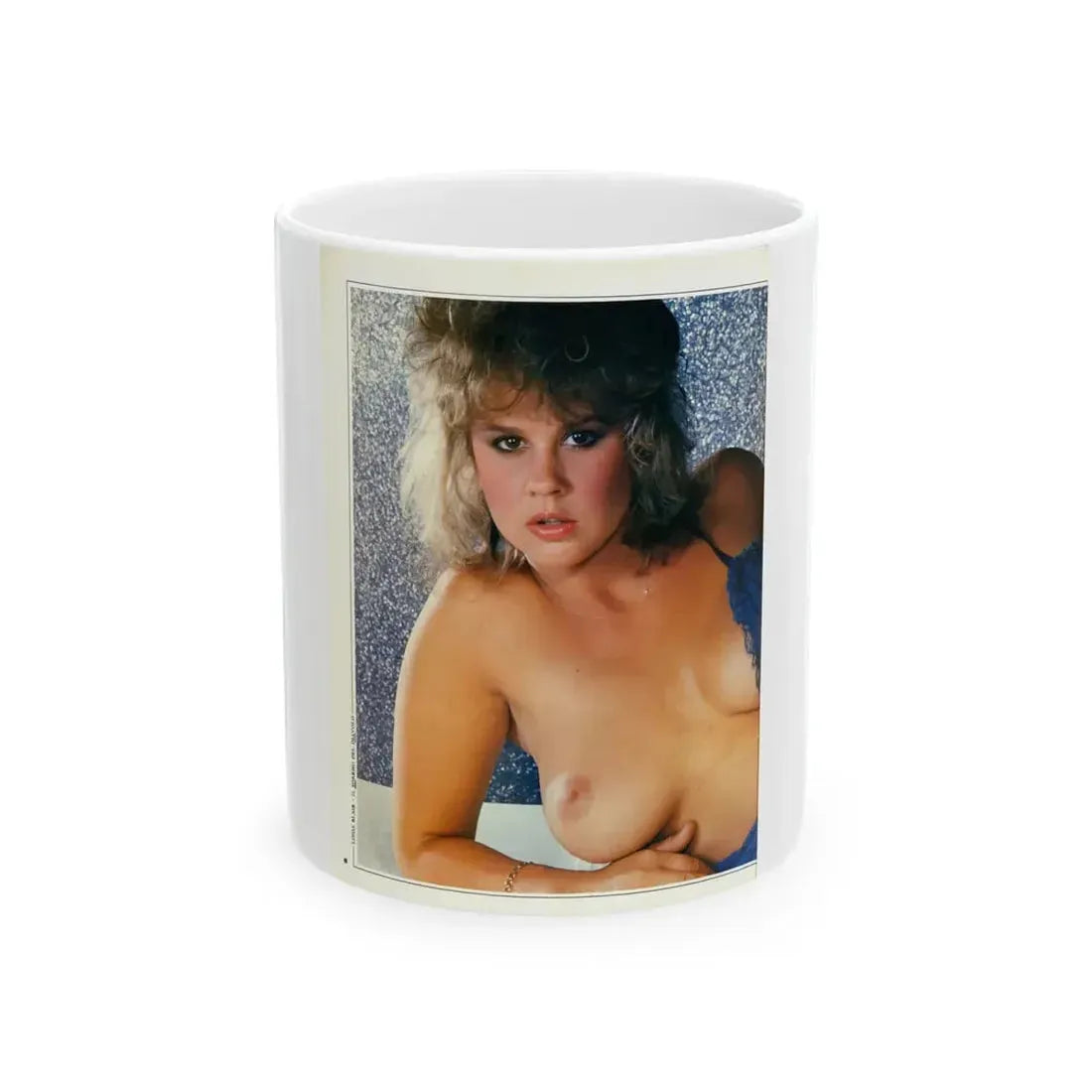 Linda Blair #219 - Topless (Vintage Female Icon) White Coffee Mug 11oz - Go Mug Yourself
