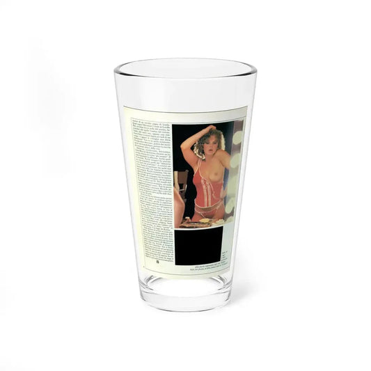 Linda Blair #221 - Partially Topless (Vintage Female Icon) Pint Glass 16oz 16oz - Go Mug Yourself