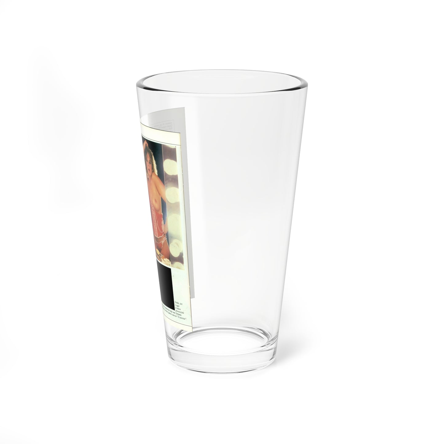 Linda Blair #221 - Partially Topless (Vintage Female Icon) Pint Glass 16oz-Go Mug Yourself