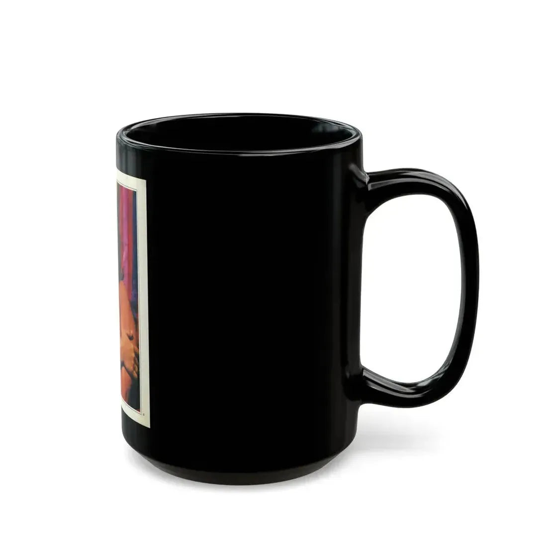 Linda Blair #222 - Topless (Vintage Female Icon) Black Coffee Mug - Go Mug Yourself
