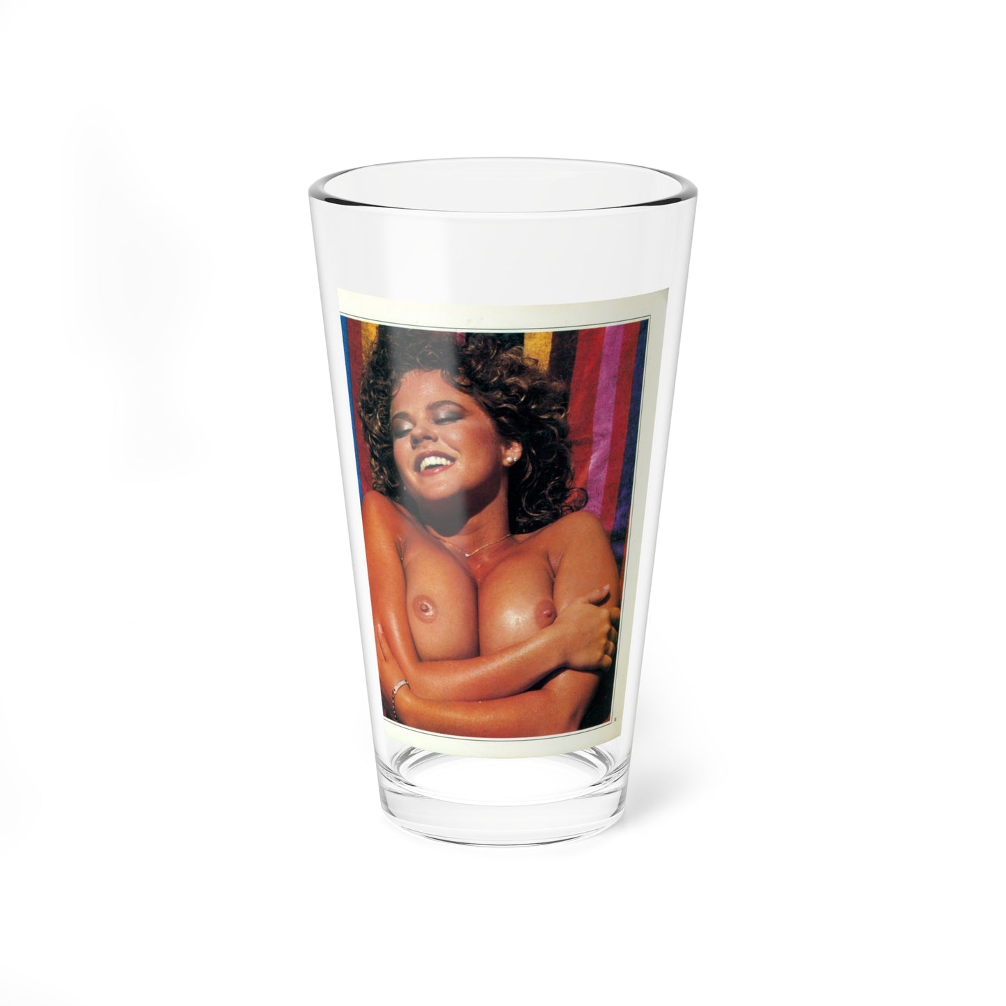 Linda Blair #222 - Topless (Vintage Female Icon) Pint Glass 16oz-16oz-Go Mug Yourself