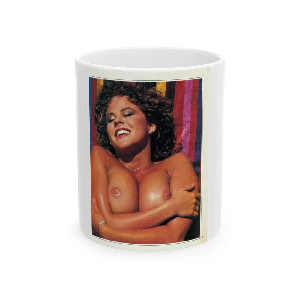 Linda Blair #222 - Topless (Vintage Female Icon) White Coffee Mug-11oz-Go Mug Yourself