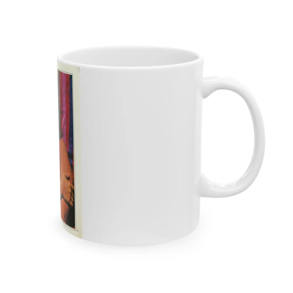 Linda Blair #222 - Topless (Vintage Female Icon) White Coffee Mug-Go Mug Yourself