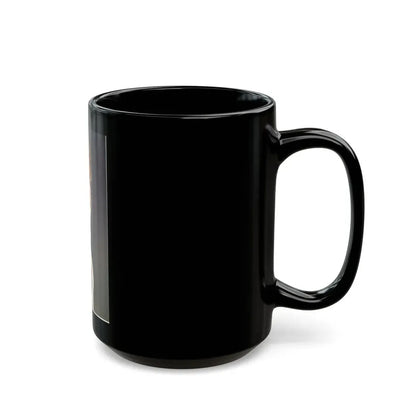 Linda Blair #223 - Topless (Vintage Female Icon) Black Coffee Mug - Go Mug Yourself