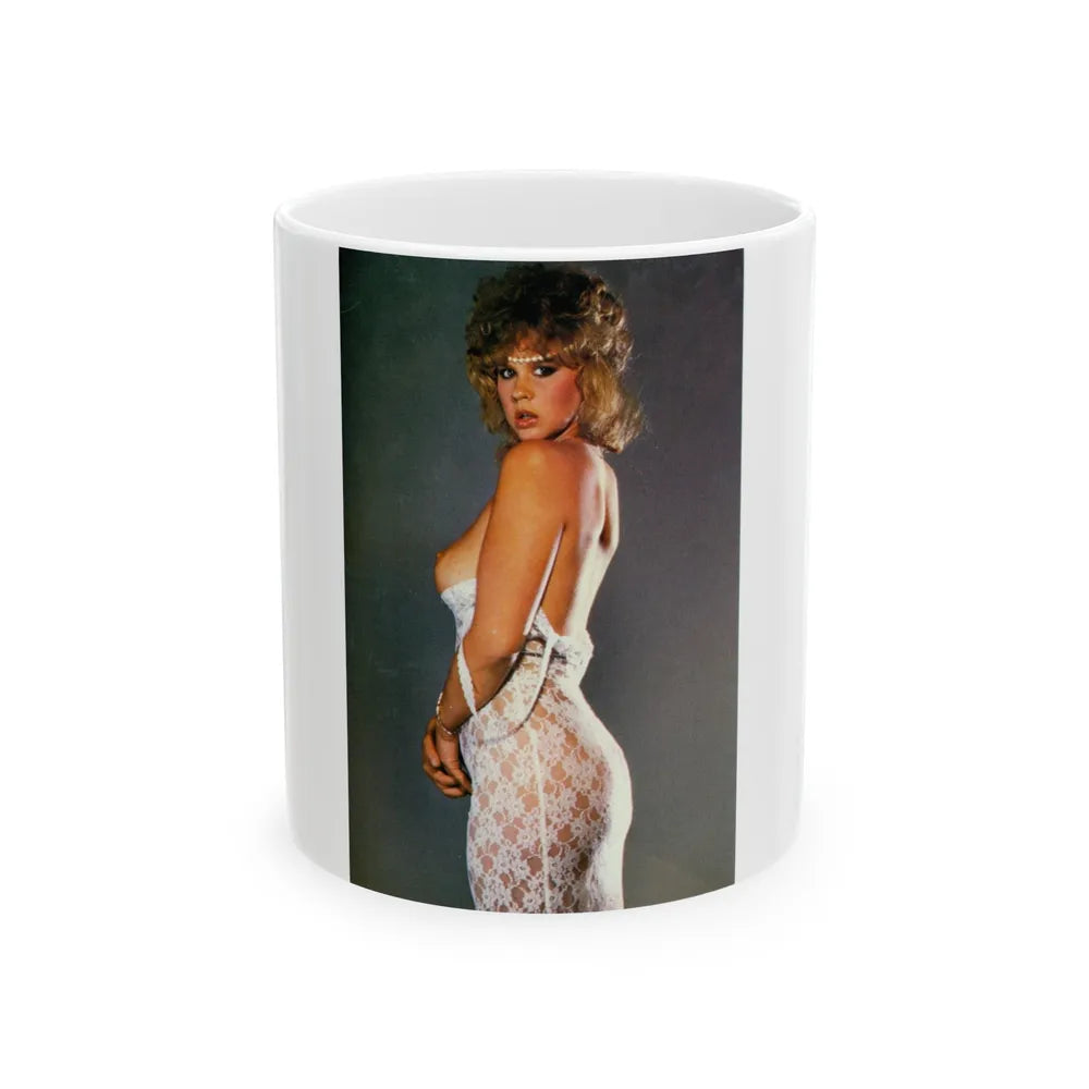 Linda Blair #223 - Topless (Vintage Female Icon) White Coffee Mug-11oz-Go Mug Yourself