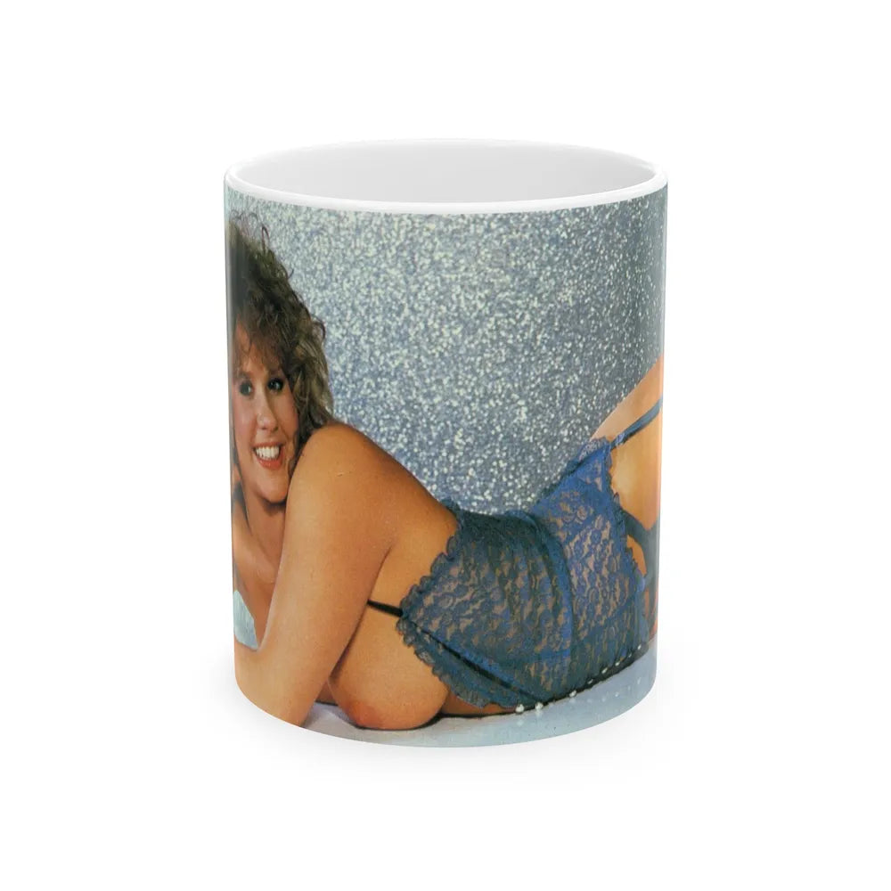 Linda Blair #224 - Topless (Vintage Female Icon) White Coffee Mug-11oz-Go Mug Yourself