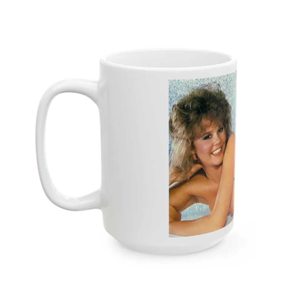 Linda Blair #224 - Topless (Vintage Female Icon) White Coffee Mug-Go Mug Yourself