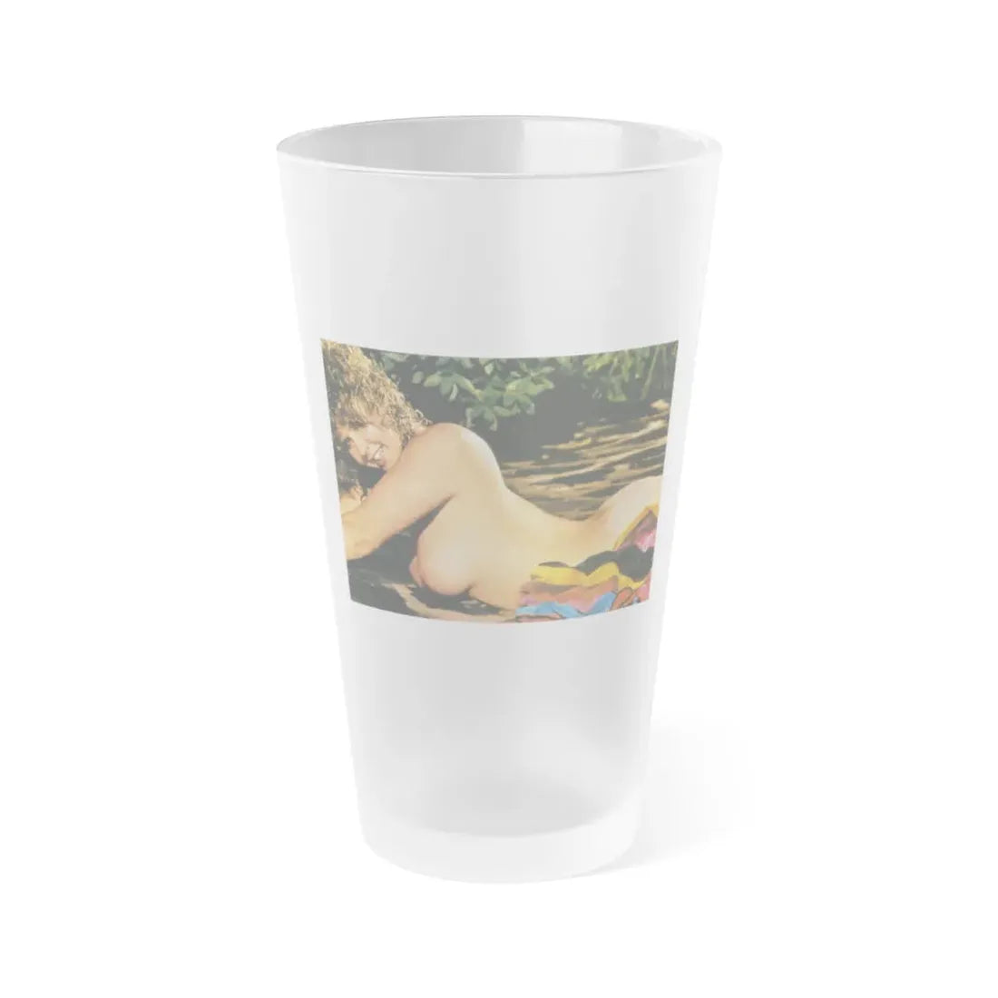 Linda Blair #225 - Topless (Vintage Female Icon) Frosted Pint Glass 16oz 16oz Frosted - Go Mug Yourself