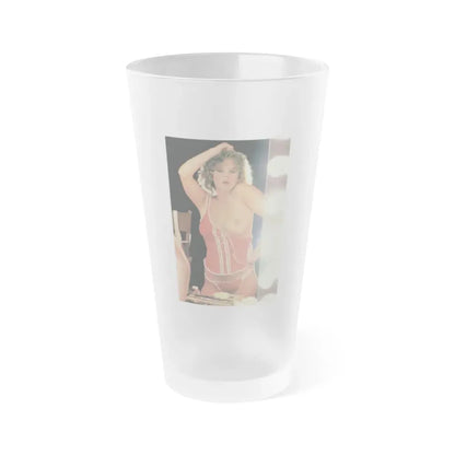 Linda Blair #226 - Partially Topless (Vintage Female Icon) Frosted Pint Glass 16oz 16oz Frosted - Go Mug Yourself