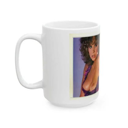 Linda Blair #227 - Partially Topless (Vintage Female Icon) White Coffee Mug - Go Mug Yourself
