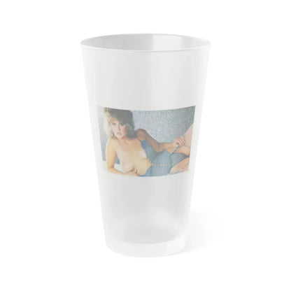 Linda Blair #228 - Partially Topless (Vintage Female Icon) Frosted Pint Glass 16oz 16oz Frosted - Go Mug Yourself