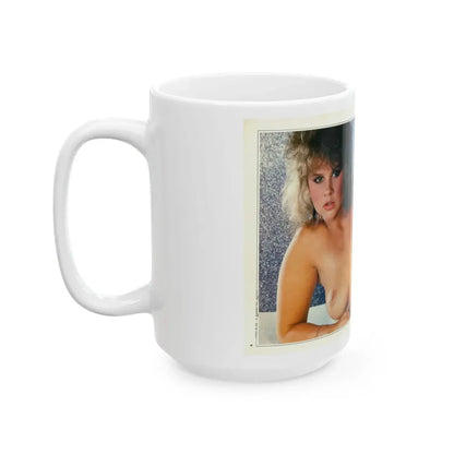 Linda Blair #228 - Partially Topless (Vintage Female Icon) White Coffee Mug - Go Mug Yourself