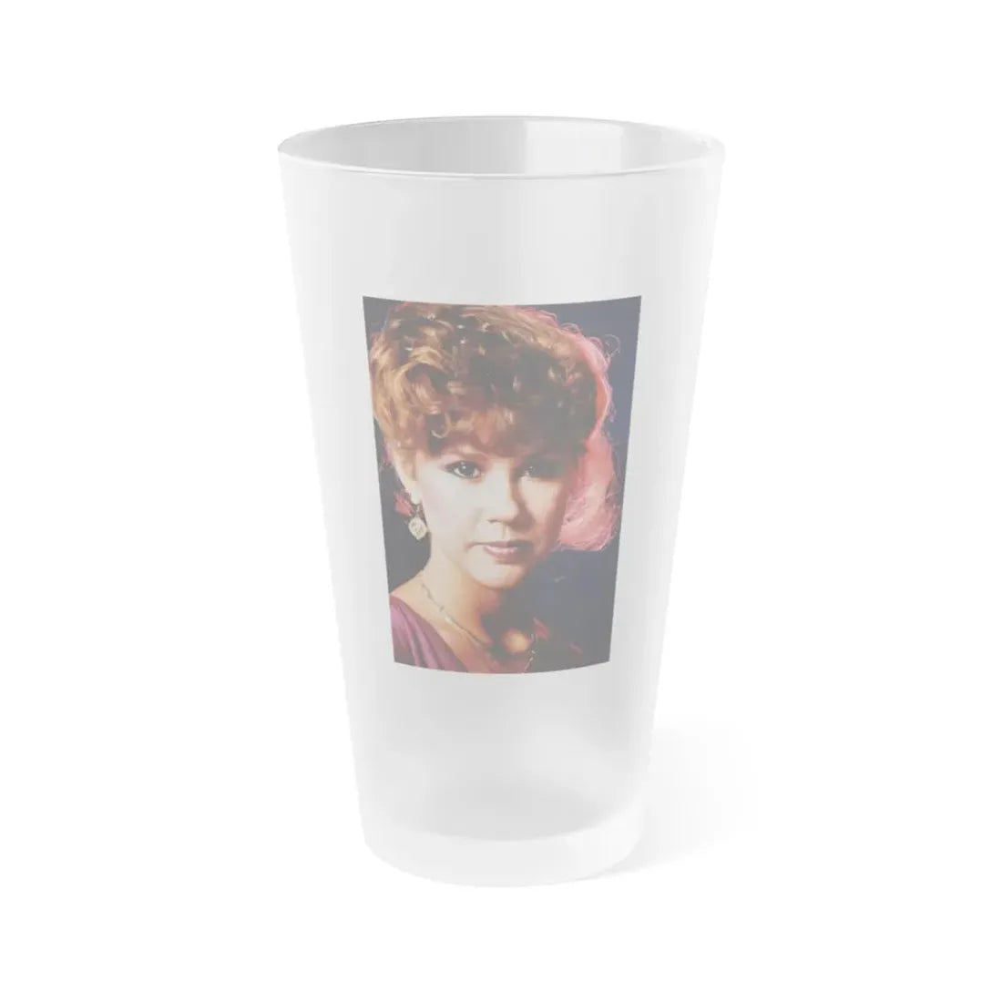 Linda Blair #230 (Vintage Female Icon) Frosted Pint Glass 16oz 16oz Frosted - Go Mug Yourself