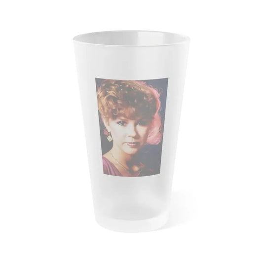 Linda Blair #230 (Vintage Female Icon) Frosted Pint Glass 16oz 16oz Frosted - Go Mug Yourself