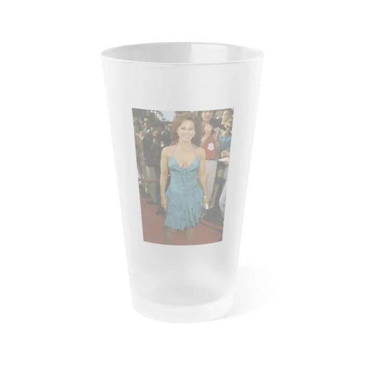 Linda Blair #231 (Vintage Female Icon) Frosted Pint Glass 16oz 16oz Frosted - Go Mug Yourself