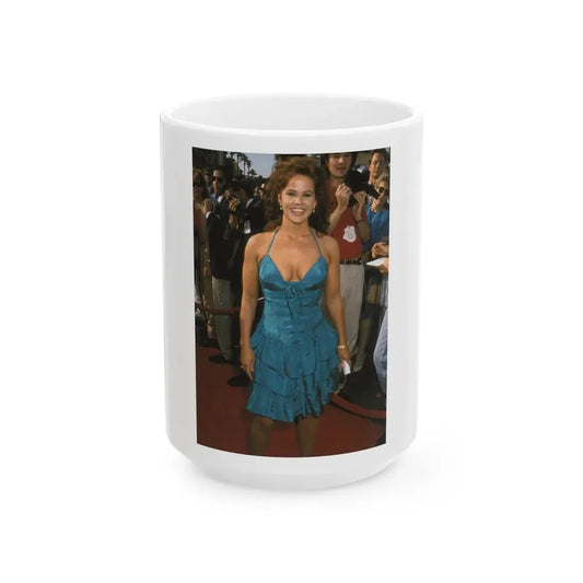 Linda Blair #231 (Vintage Female Icon) White Coffee Mug 15oz - Go Mug Yourself