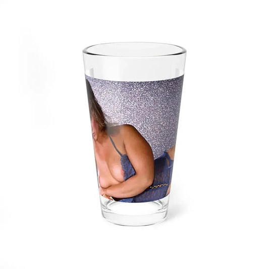 Linda Blair #233 - Partially Topless (Vintage Female Icon) Pint Glass 16oz 16oz - Go Mug Yourself