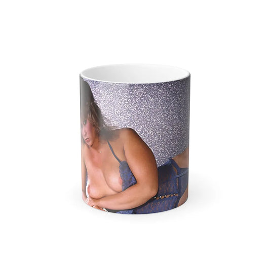 Linda Blair #233 - Partially Topless (Vintage Female Icons) Color Changing Mug 11oz-11oz-Go Mug Yourself