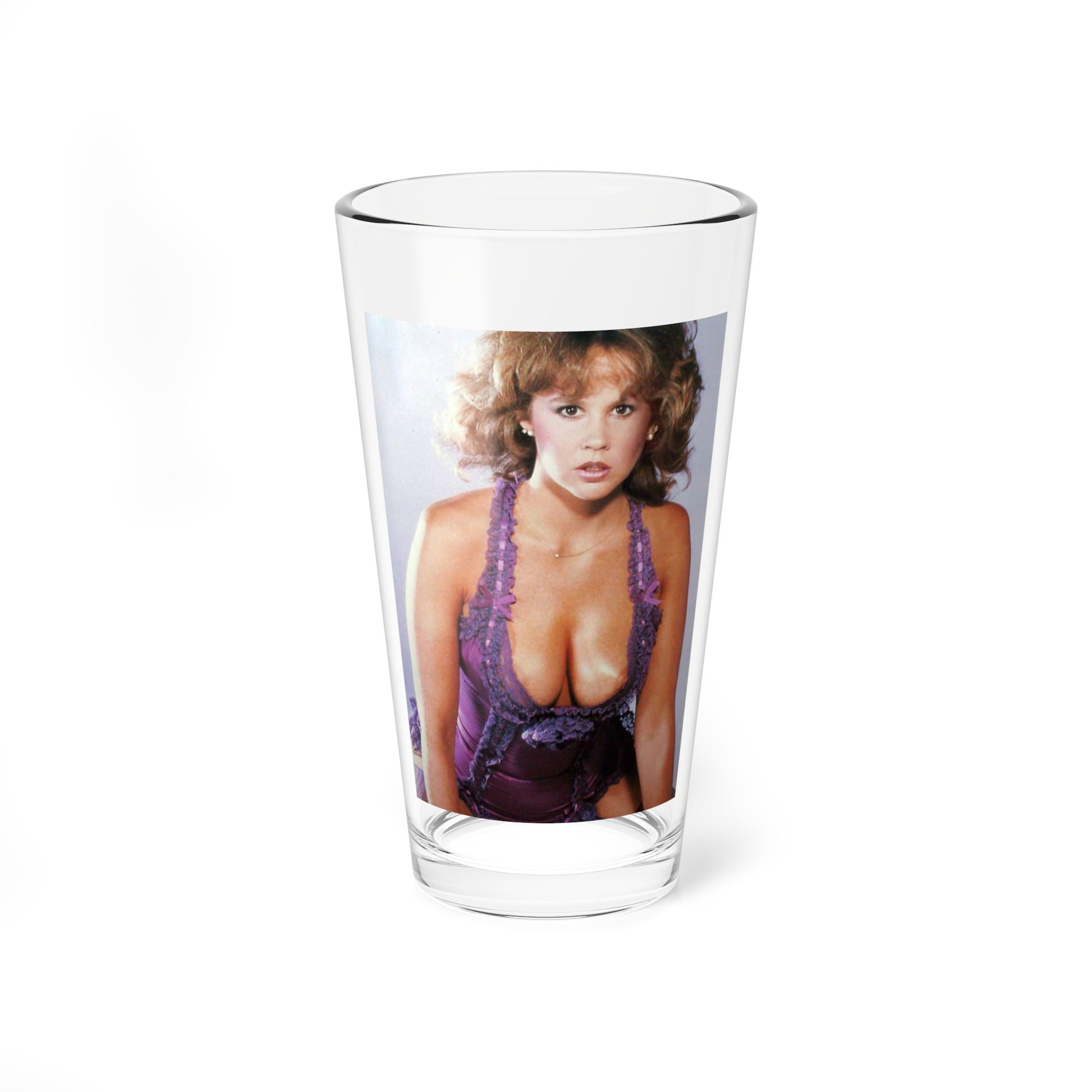 Linda Blair #236 - Partially Topless (Vintage Female Icon) Pint Glass 16oz-16oz-Go Mug Yourself