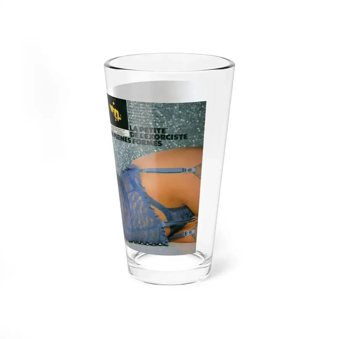 Linda Blair #237 - Topless (Vintage Female Icon) Pint Glass 16oz - Go Mug Yourself