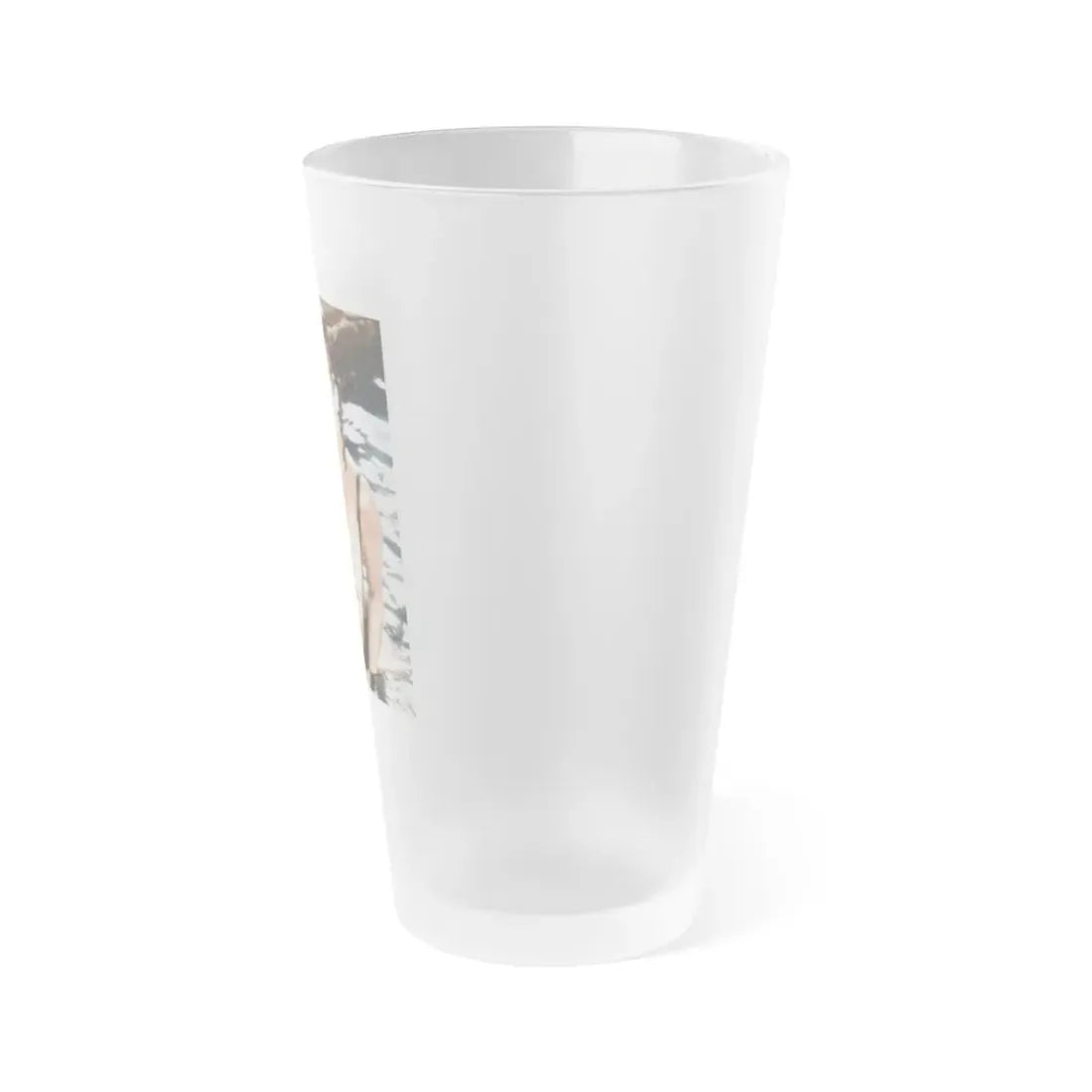 Linda Blair #241 - Topless (Vintage Female Icon) Frosted Pint Glass 16oz - Go Mug Yourself