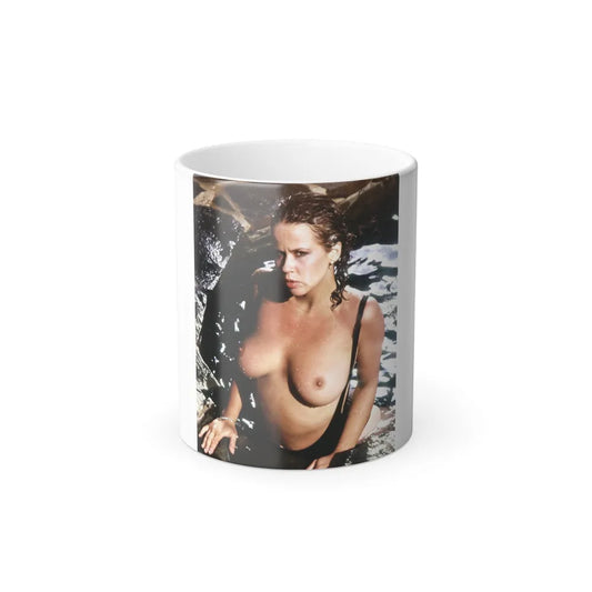 Linda Blair #241 - Topless (Vintage Female Icons) Color Changing Mug 11oz-11oz-Go Mug Yourself