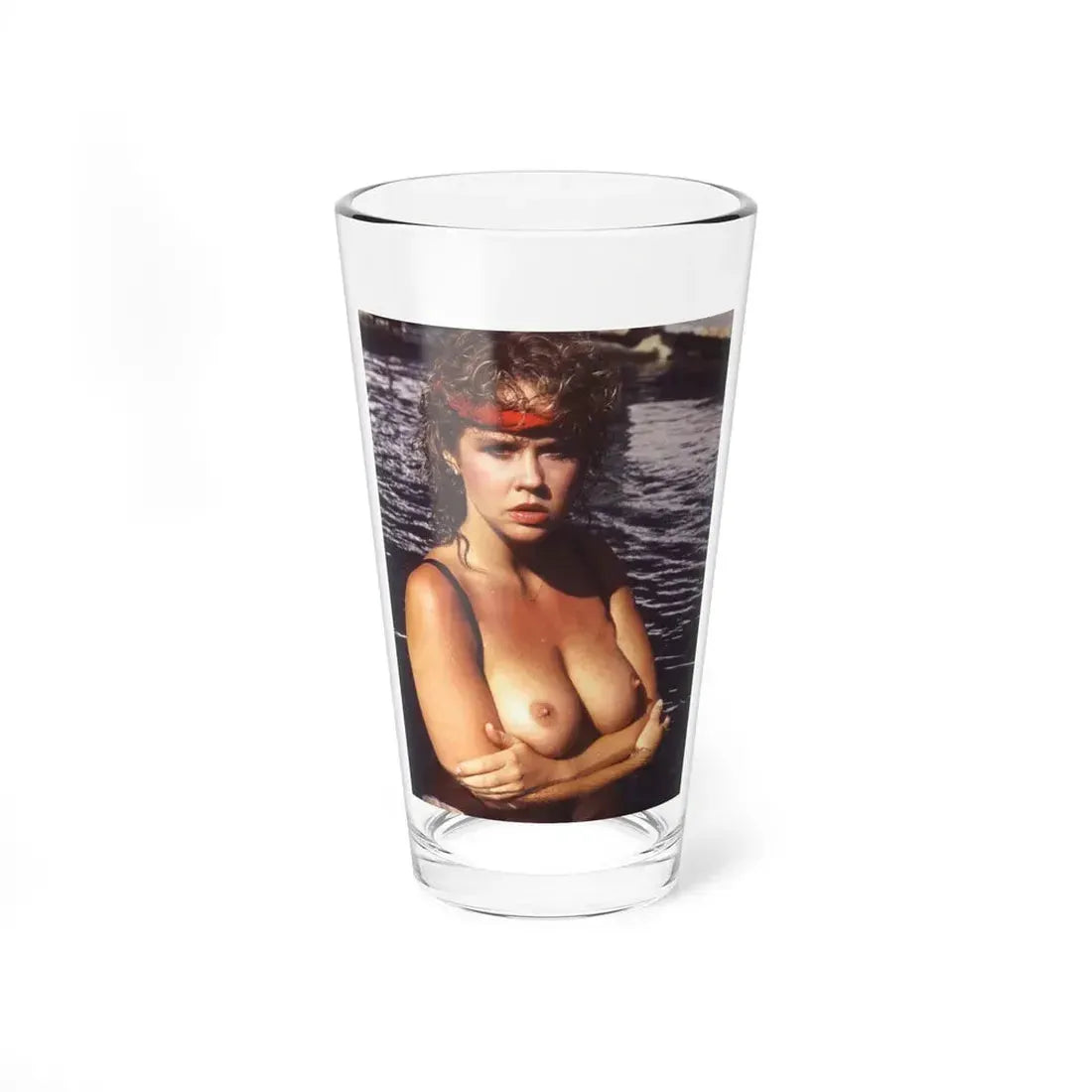 Linda Blair #242 - Topless (Vintage Female Icon) Pint Glass 16oz - Go Mug Yourself