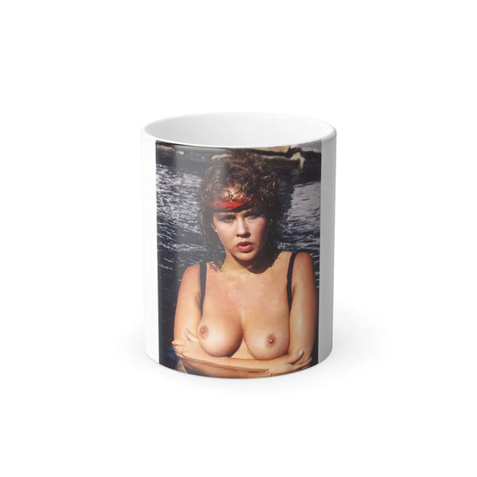 Linda Blair #243 - Topless (Vintage Female Icons) Color Changing Mug 11oz-11oz-Go Mug Yourself