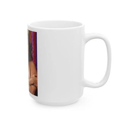 Linda Blair #247 - Topless (Vintage Female Icon) White Coffee Mug-Go Mug Yourself