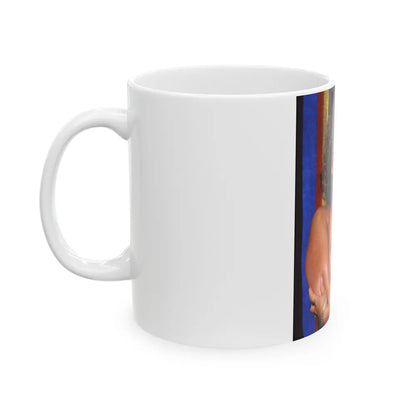 Linda Blair #247 - Topless (Vintage Female Icon) White Coffee Mug-Go Mug Yourself