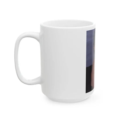 Linda Blair #250 - Topless (Vintage Female Icon) White Coffee Mug - Go Mug Yourself