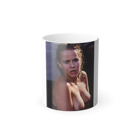 Linda Blair #250 - Topless (Vintage Female Icons) Color Changing Mug 11oz-11oz-Go Mug Yourself