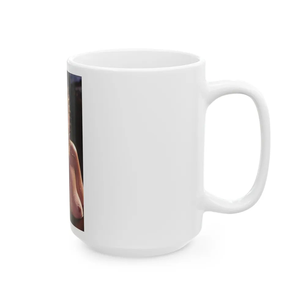 Linda Blair #251 - Topless (Vintage Female Icon) White Coffee Mug-Go Mug Yourself